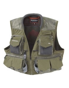 Simms Guide Vest in Hex Camo Loden